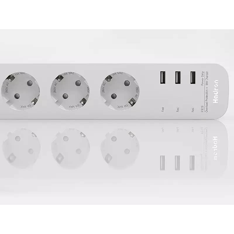 قیمت و خرید ۳ راهی ۱۸ واتی Hadron مجهز به ۳ پورت USB مدل p323